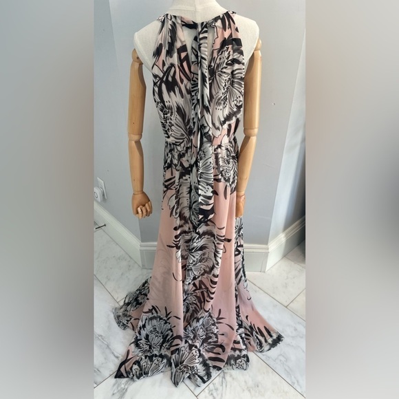 Eliza J size 6 pink halter floor length maxi dress - Picture 4 of 4